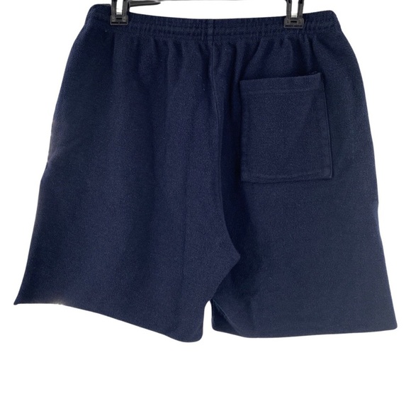 MadHappy Terry Cloth Navy Shorts Size Large NEW - Picture 3 of 4